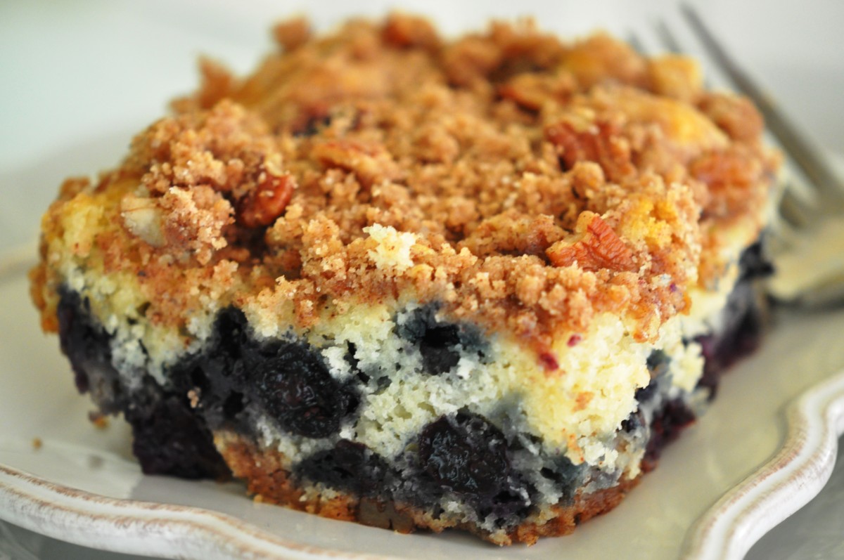 BLUEBERRY MUFFIN STREUSEL CAKE  - ტექნოლოგია